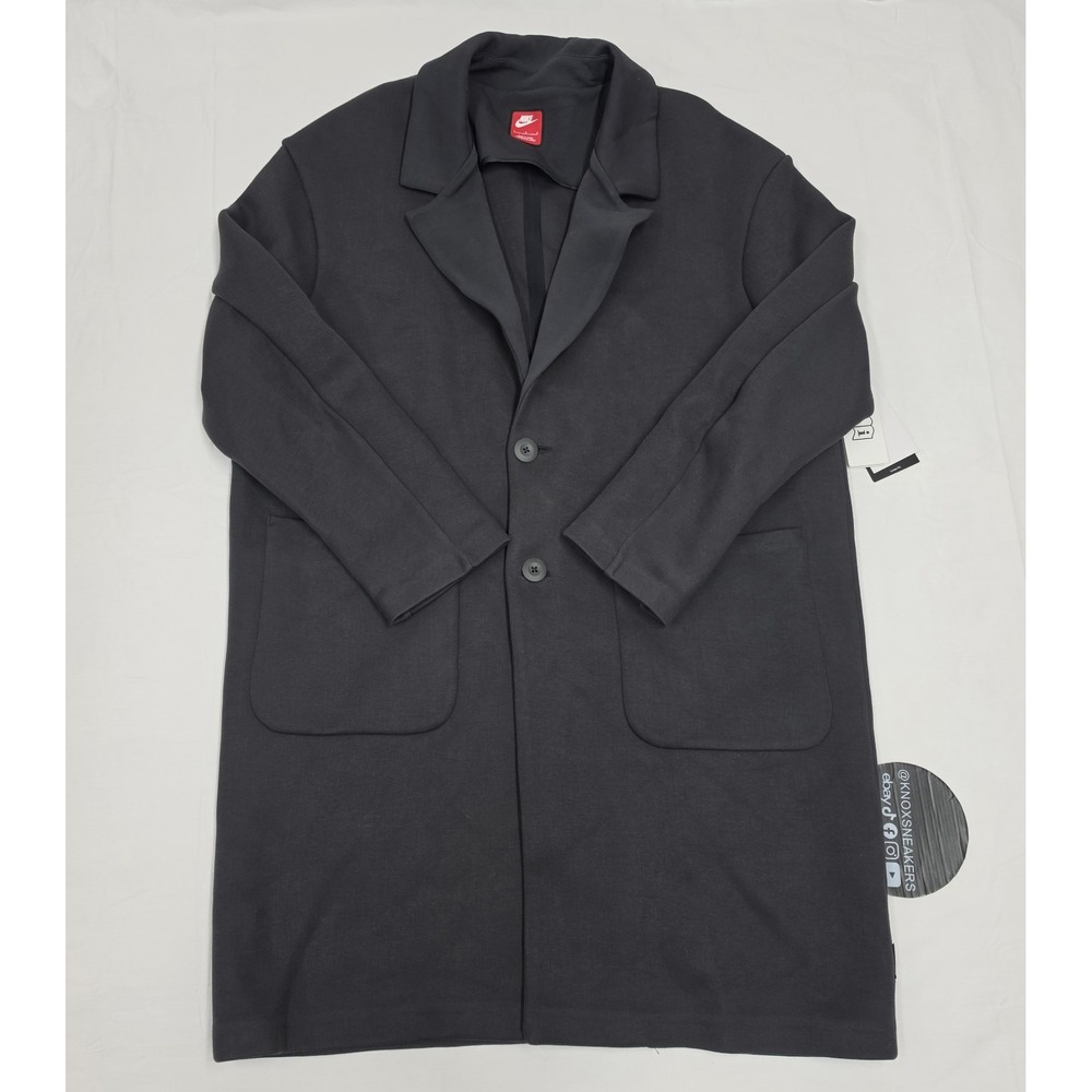 Nike Tech Fleece Re-Imagined Loose Fit Trench Coat Anthracite FZ7564-060 Mens L